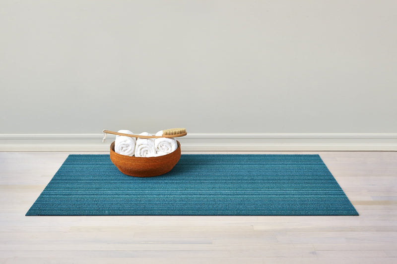 Chilewich Skinny Stripe Shag Floor Mat