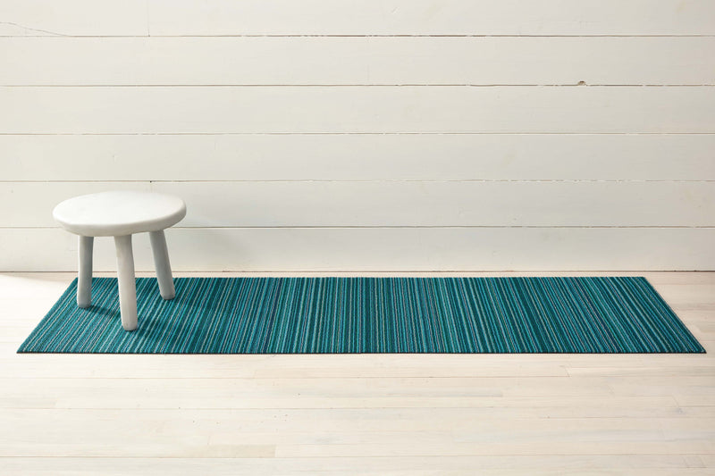 Chilewich Skinny Stripe Shag Floor Mat