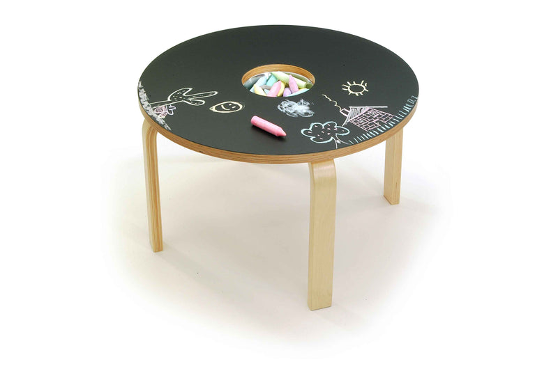 Woody Chalkboard Table