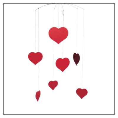 Happy Hearts Valentine Mobile